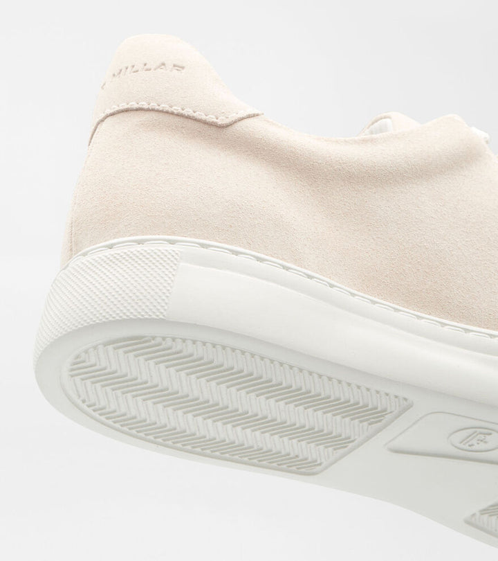 Peter Millar Womens Vantage Lite Suede Sneaker - LATTE
