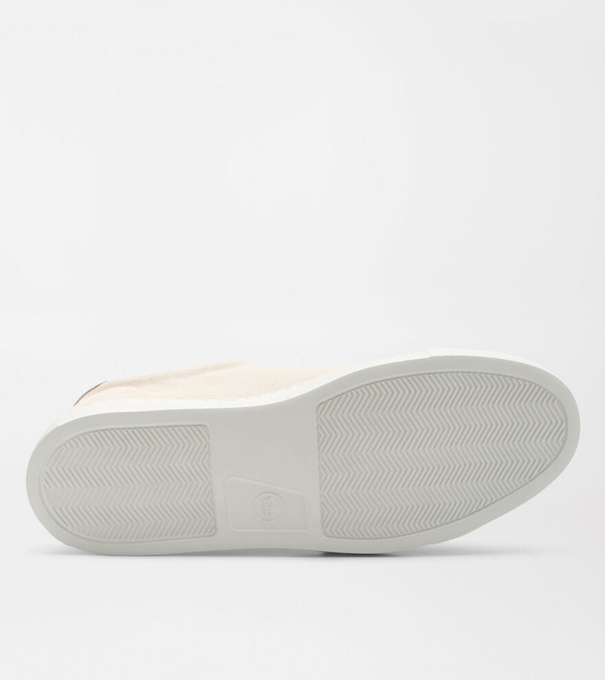 Peter Millar Womens Vantage Lite Suede Sneaker - LATTE