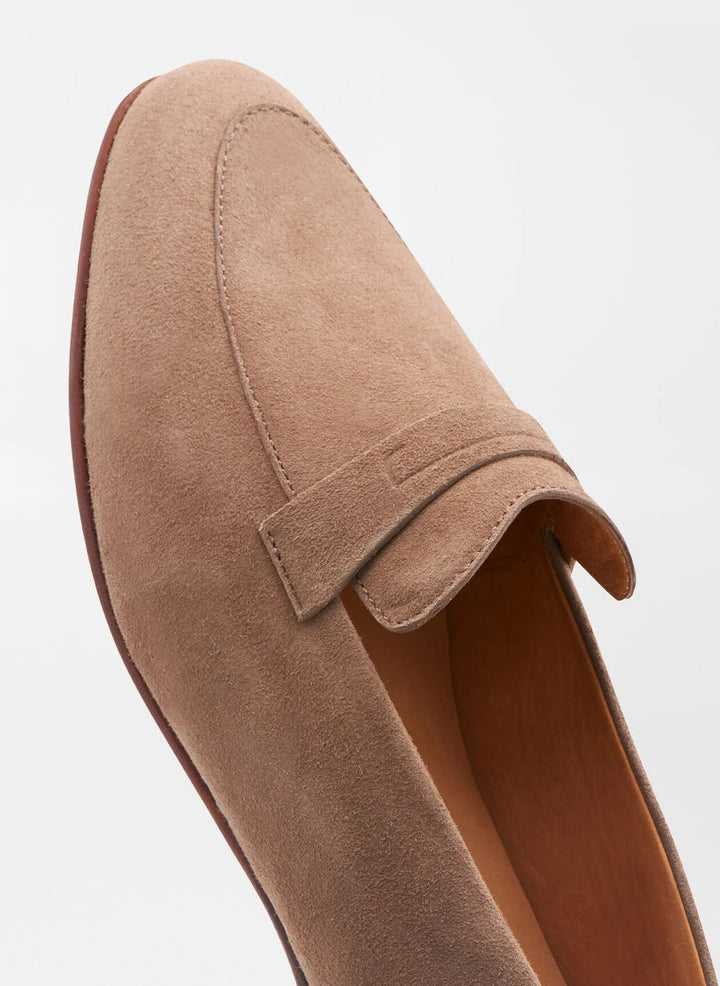 Peter Millar Women's Amble Suede Penny Loafer - FALLEN LEAF