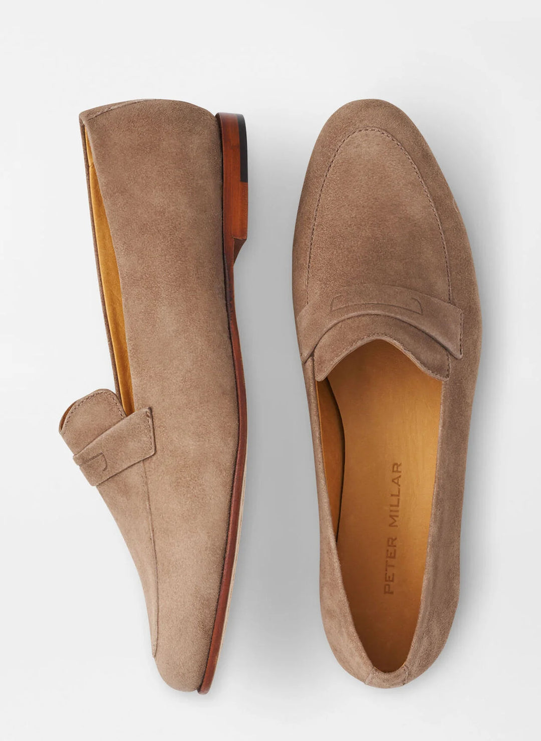 Peter Millar Women's Amble Suede Penny Loafer - FALLEN LEAF