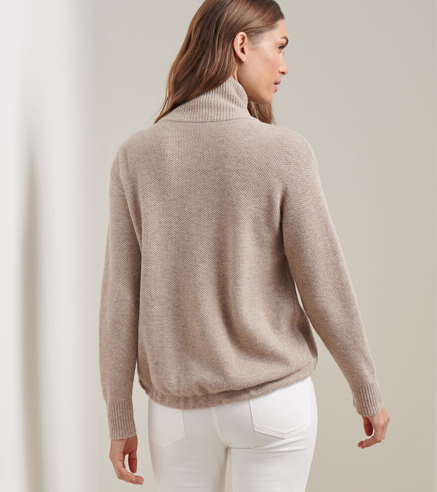 Peter Millar Women's Emory Full-Zip Cardigan Sweater - PEBBLE