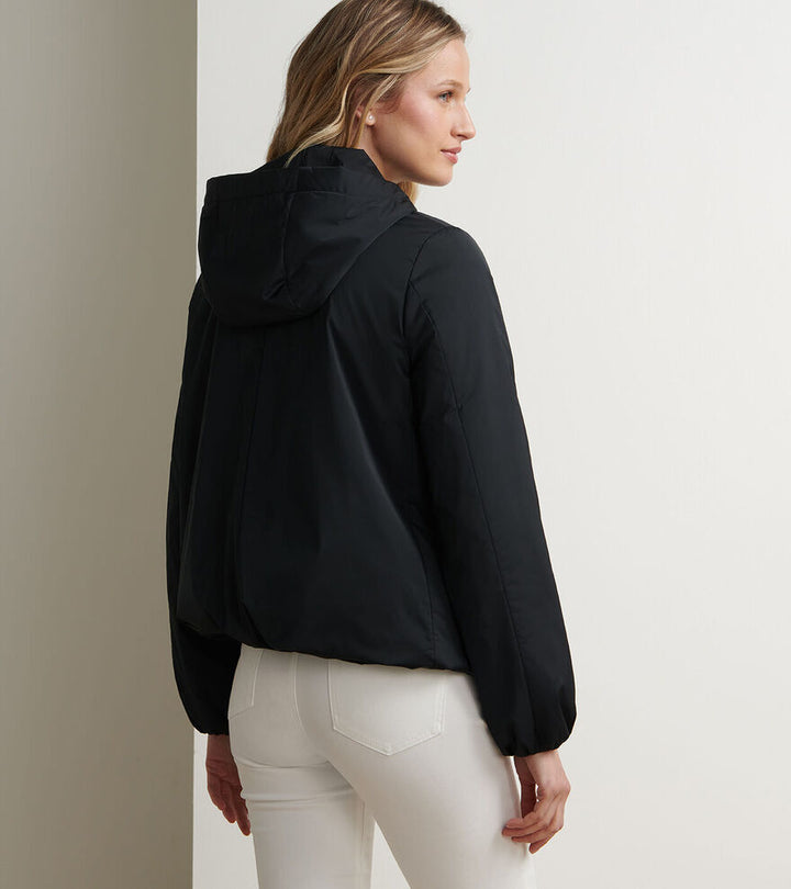 Peter Millar Women's Robinson Insulated Jacket With Hood - BLACK