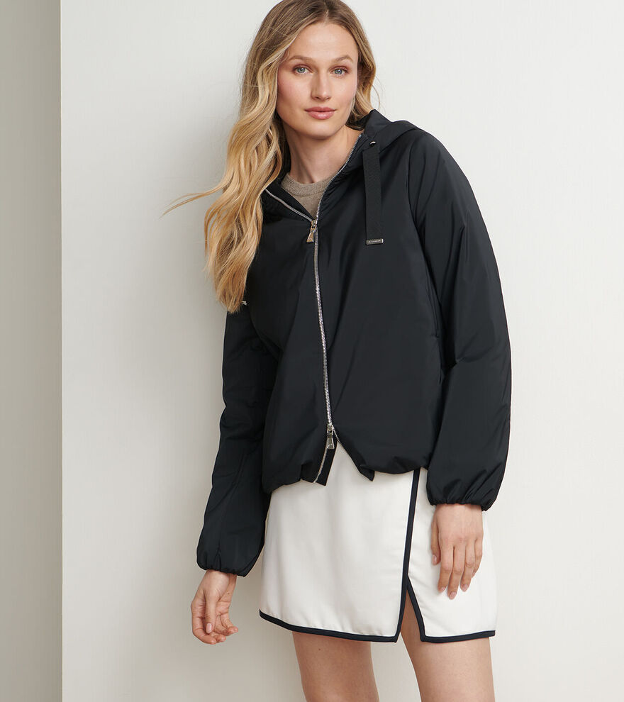Peter Millar Women's Robinson Insulated Jacket With Hood - BLACK
