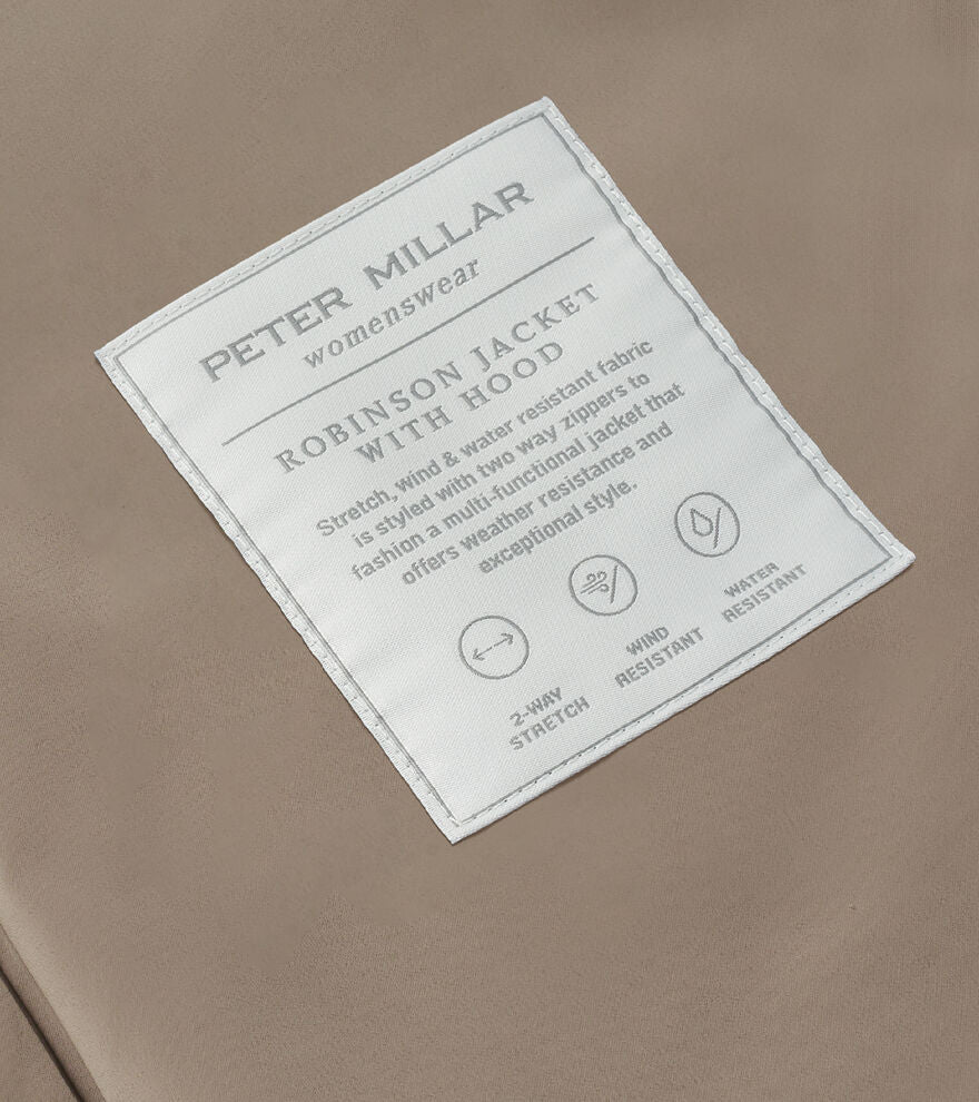 Peter Millar Women's Robinson Insulated Jacket With Hood - FALLEN LEAF
