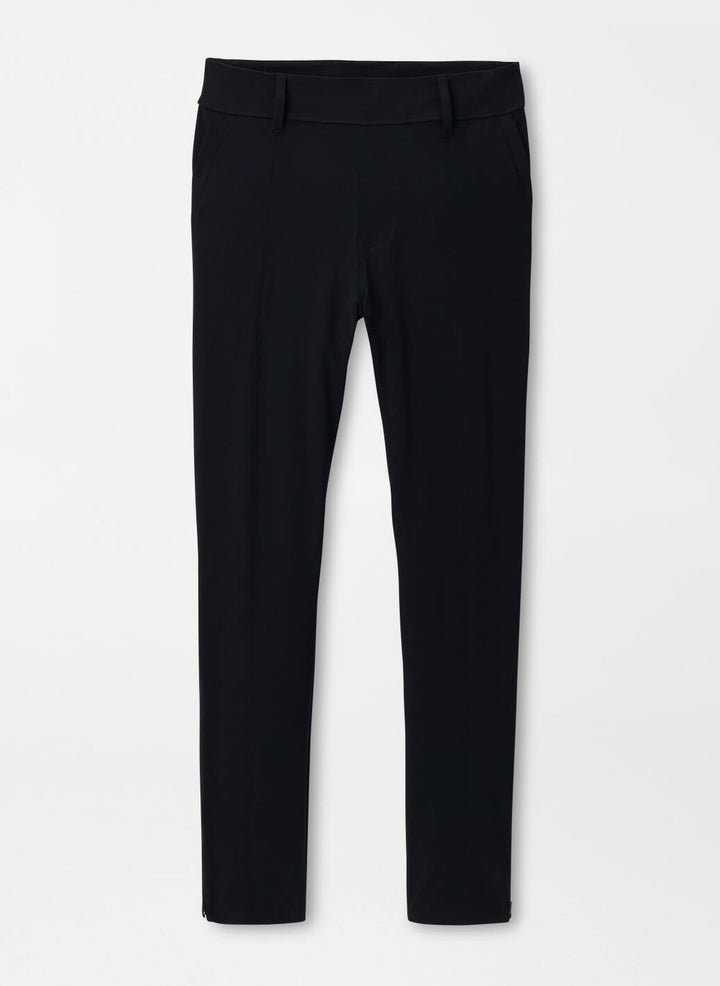 Peter Millar Womens Bingham High Stretch Ankle Pant - Black