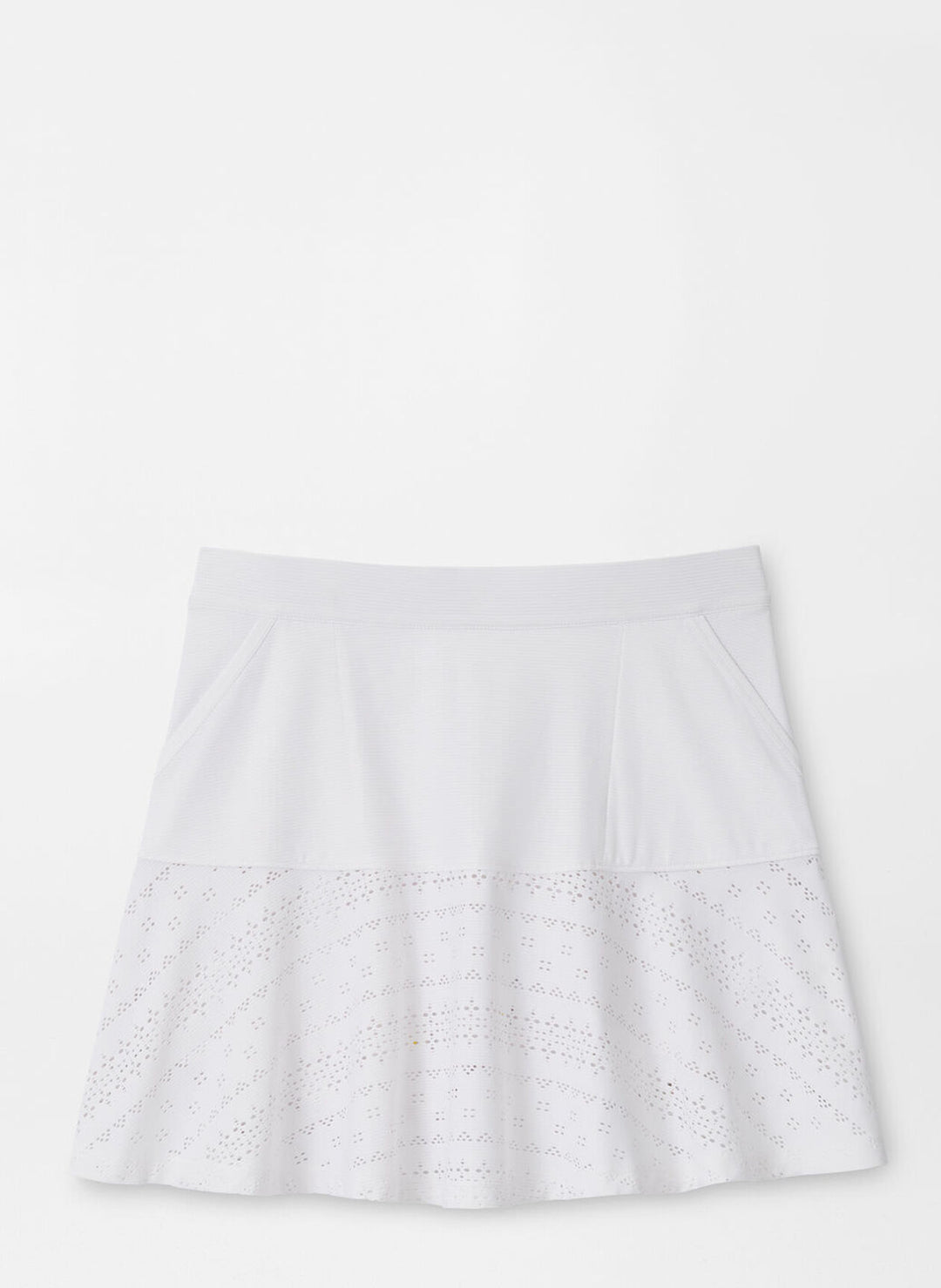 Peter Millar Womens Francoise Eyelet Skort - White
