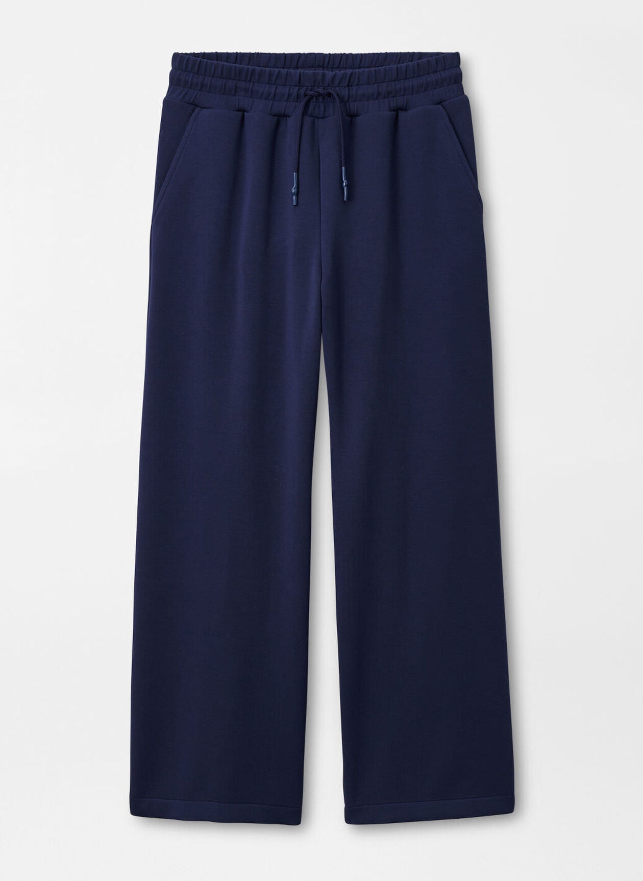 Peter Millar Womens Flora Knit Cropped Pant - Navy
