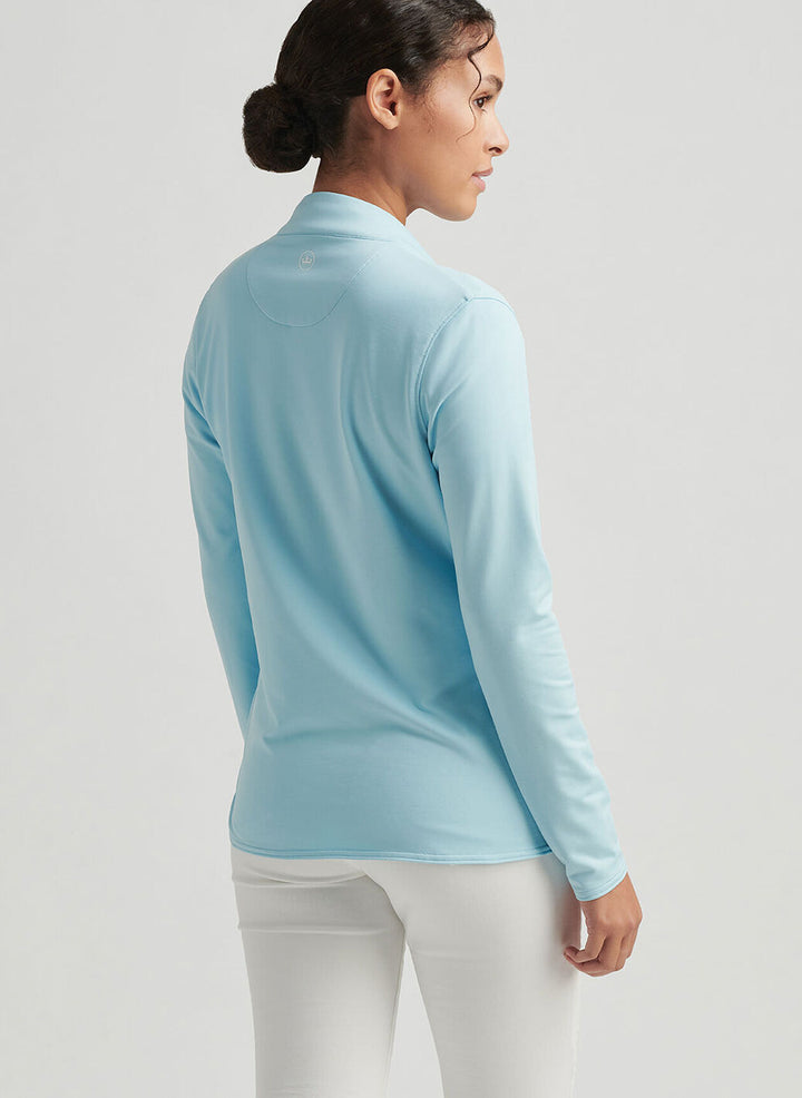 Peter Millar Womens Katy Full-Zip Layer - Skylight