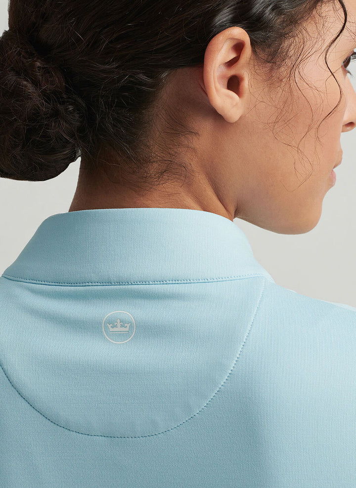 Peter Millar Womens Katy Full-Zip Layer - Skylight