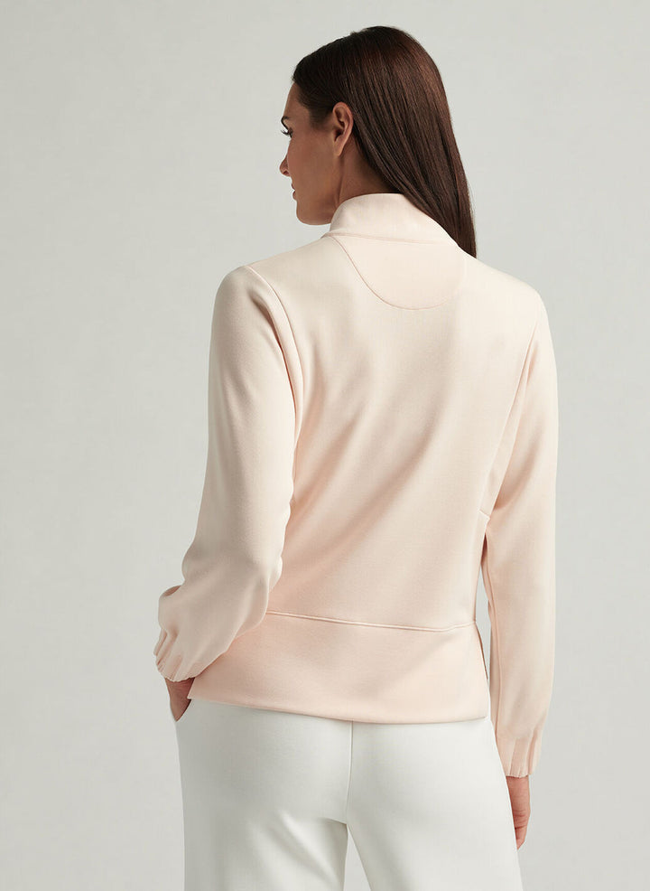 Peter Millar Womens Flora Knit Half-Zip Pullover - Rosewater