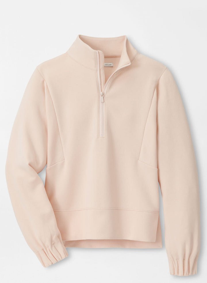 Peter Millar Womens Flora Knit Half-Zip Pullover - Rosewater