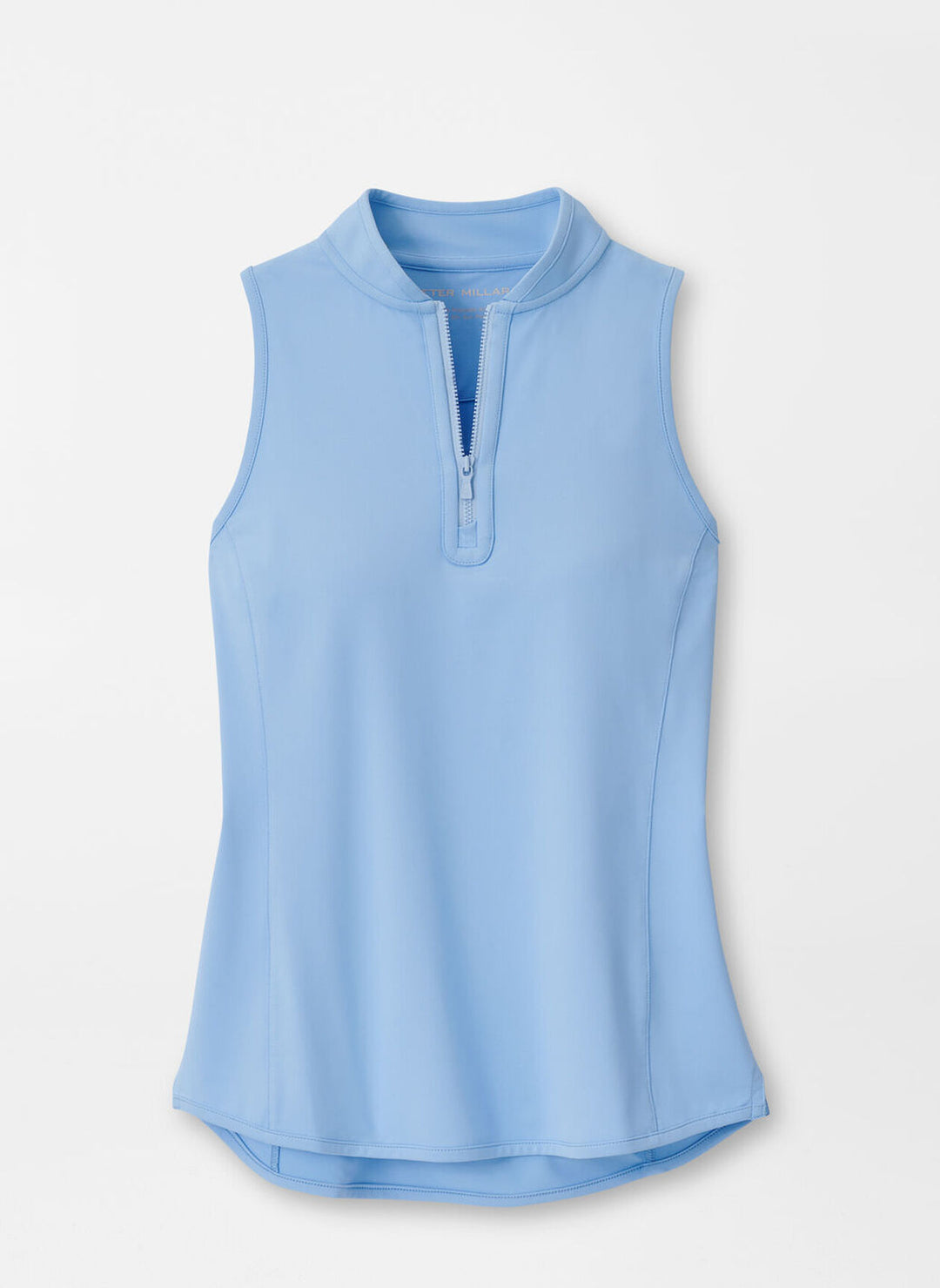 Peter Millar Womens Shirley Sleeveless Zip Polo - Cottage Blue