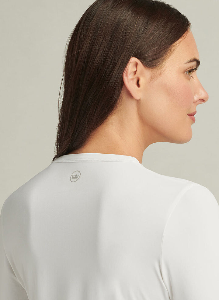 Peter Millar Womens Lightweight Long-Sleeve Sun Tee - White