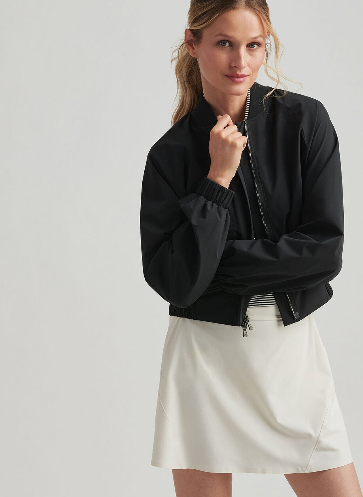 Peter Millar Womens Ceres Blouson Zip Jacket - Black