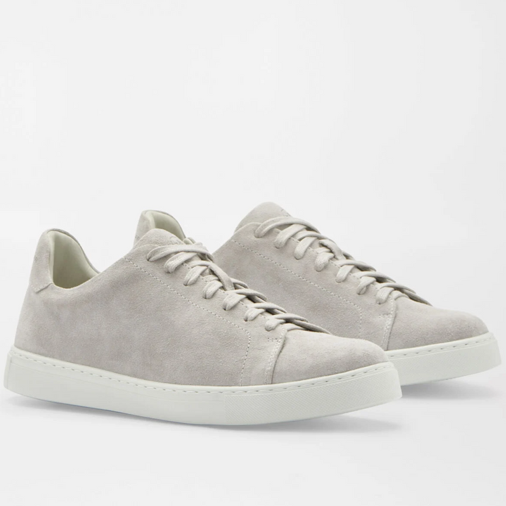 PETER MILLAR Women's Vantage Lite Suede Sneaker - PEARL GREY