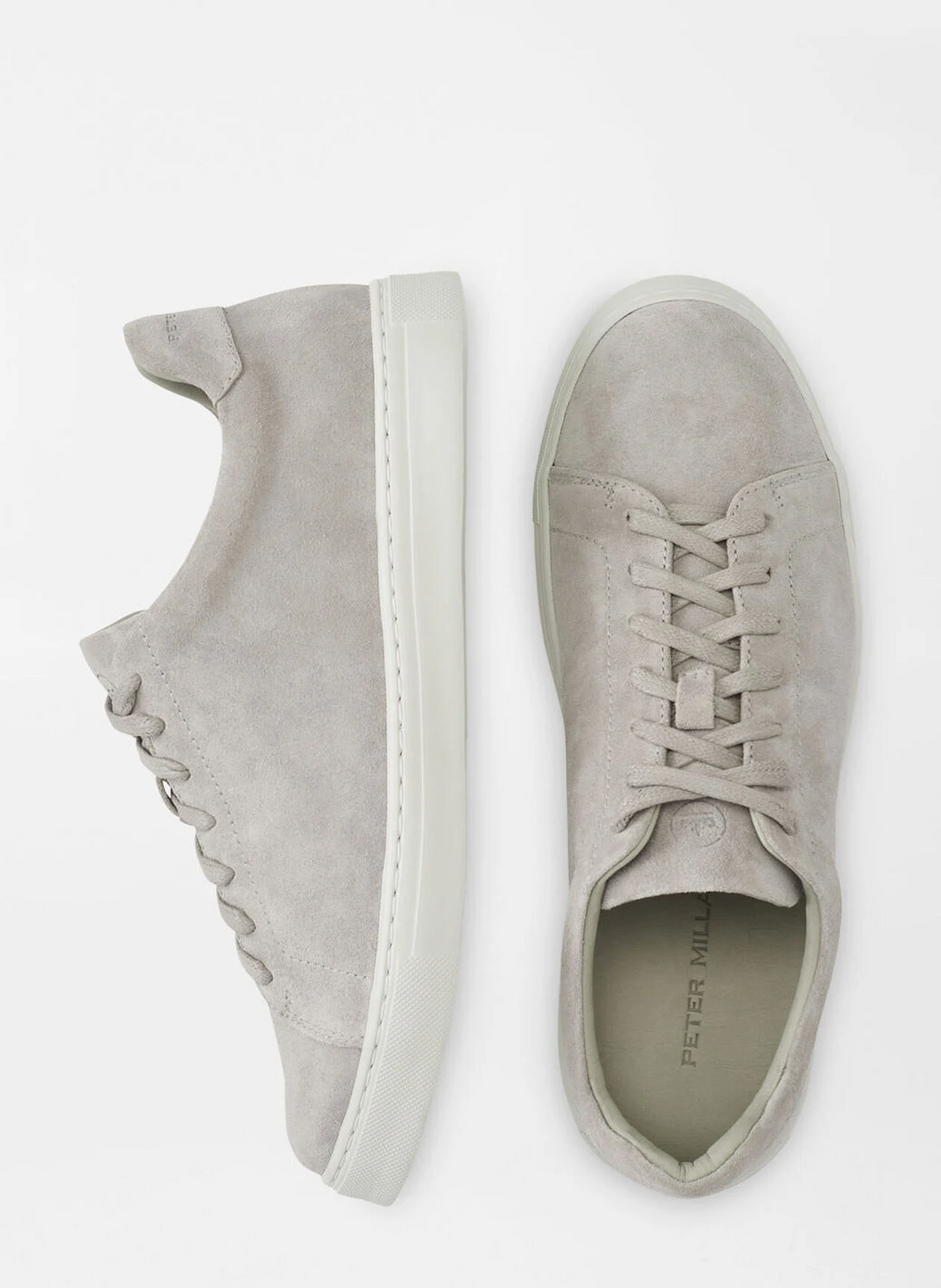 PETER MILLAR Women's Vantage Lite Suede Sneaker - PEARL GREY