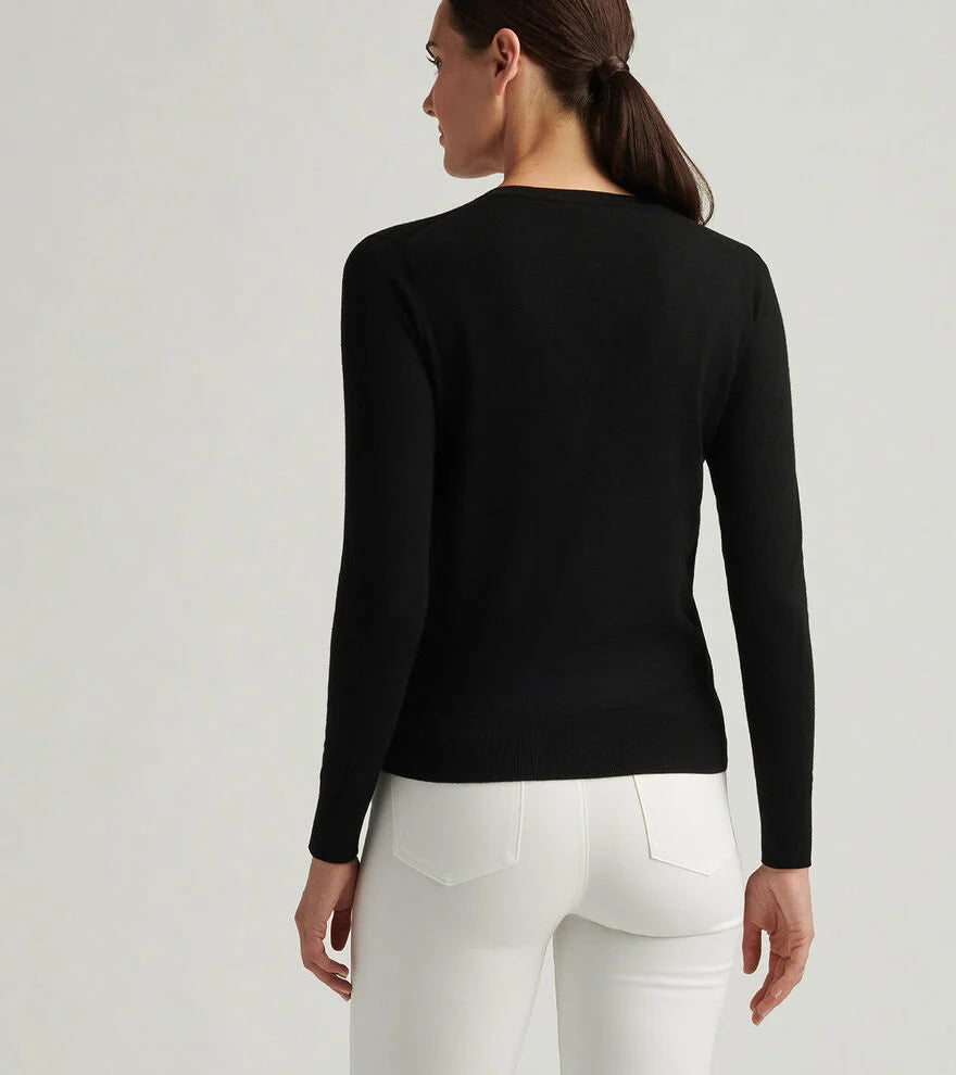 Peter Millar Women's Excursionist Flex V-Neck - BLACK