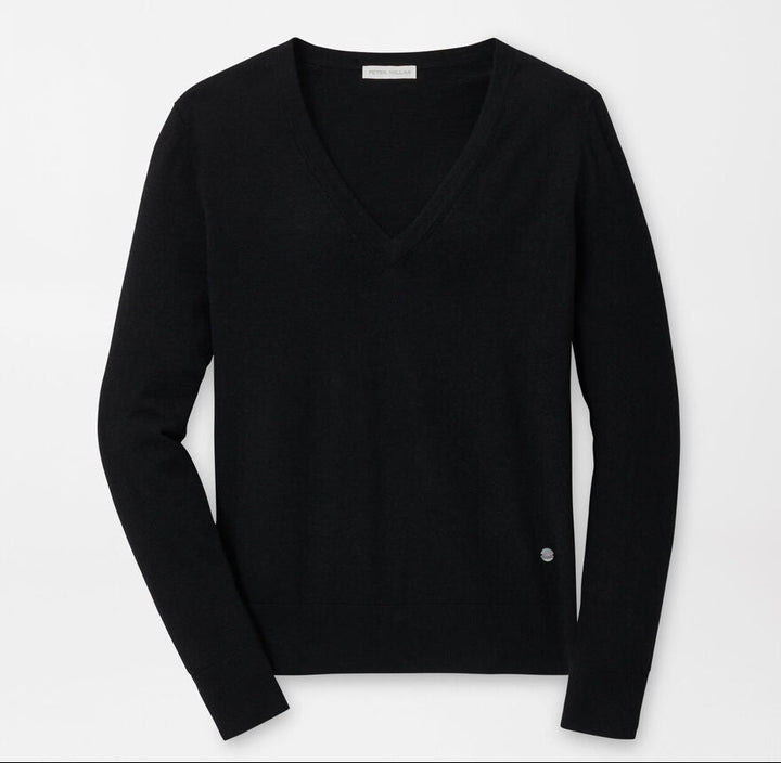 Peter Millar Women's Excursionist Flex V-Neck - BLACK