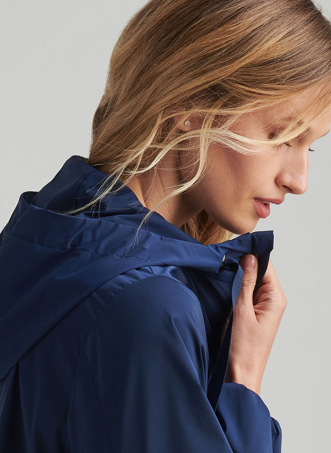 Peter Millar Womens Robinson Jacket With Hood - Navy