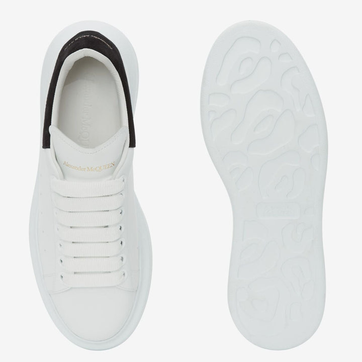 Alexander McQueen Womens Oversized Sneaker - WHITE/BLACK