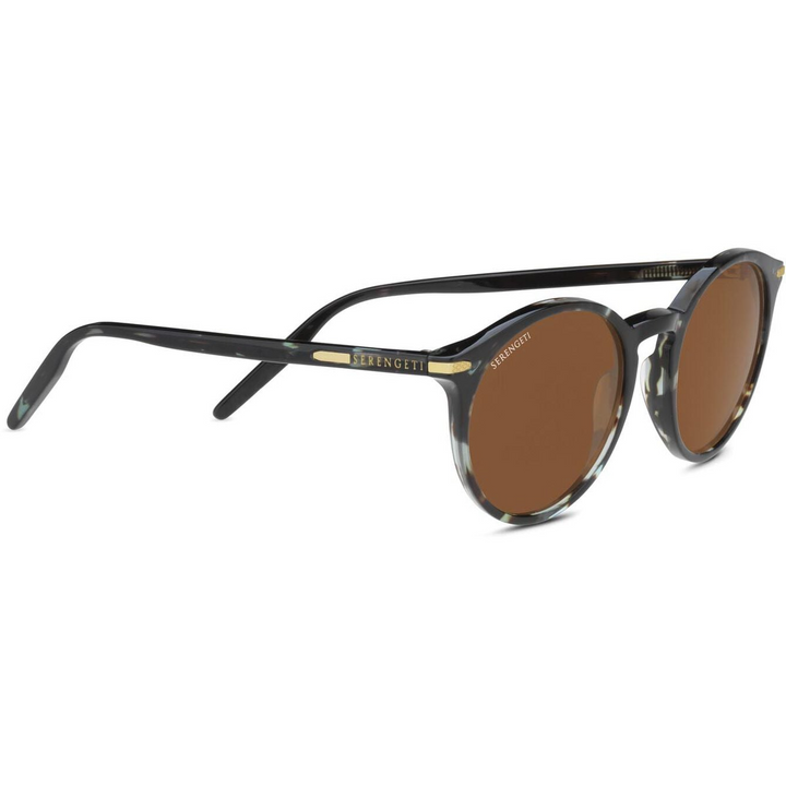 Serengeti LEONORA Polarized Driver Sunglasses - SHINY BLUE TORTOISE