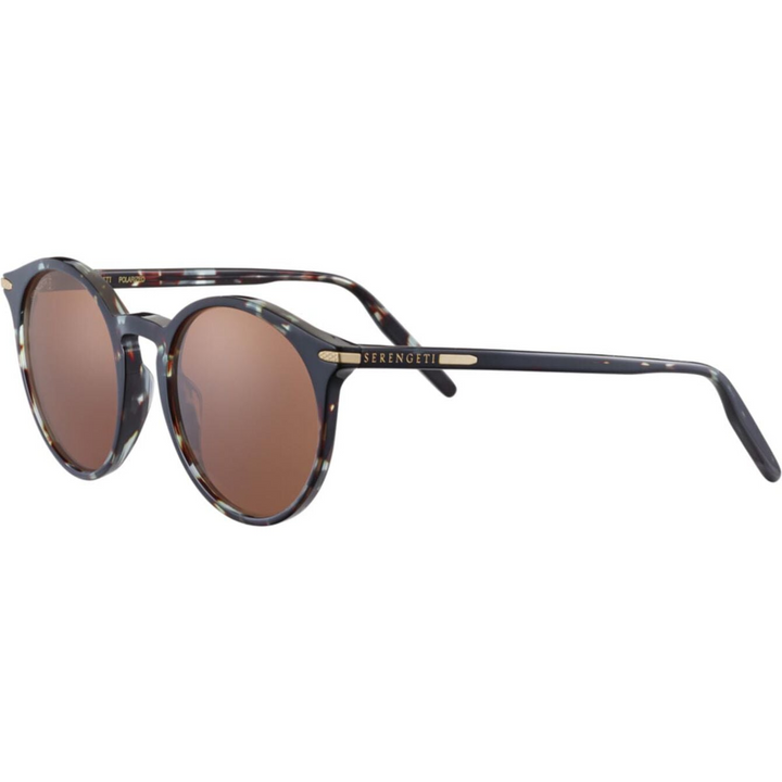 Serengeti LEONORA Polarized Driver Sunglasses - SHINY BLUE TORTOISE