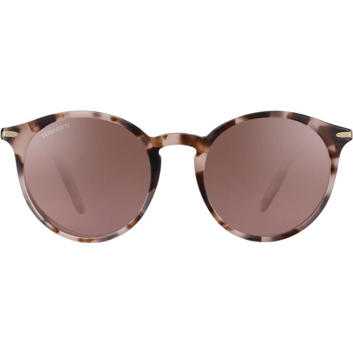 Serengeti LEONORA Polarized Driver Sunglasses - SHINY PINK TORTOISE