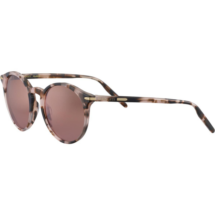 Serengeti LEONORA Polarized Driver Sunglasses - SHINY PINK TORTOISE