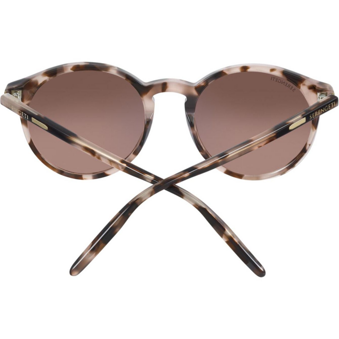 Serengeti LEONORA Polarized Driver Sunglasses - SHINY PINK TORTOISE