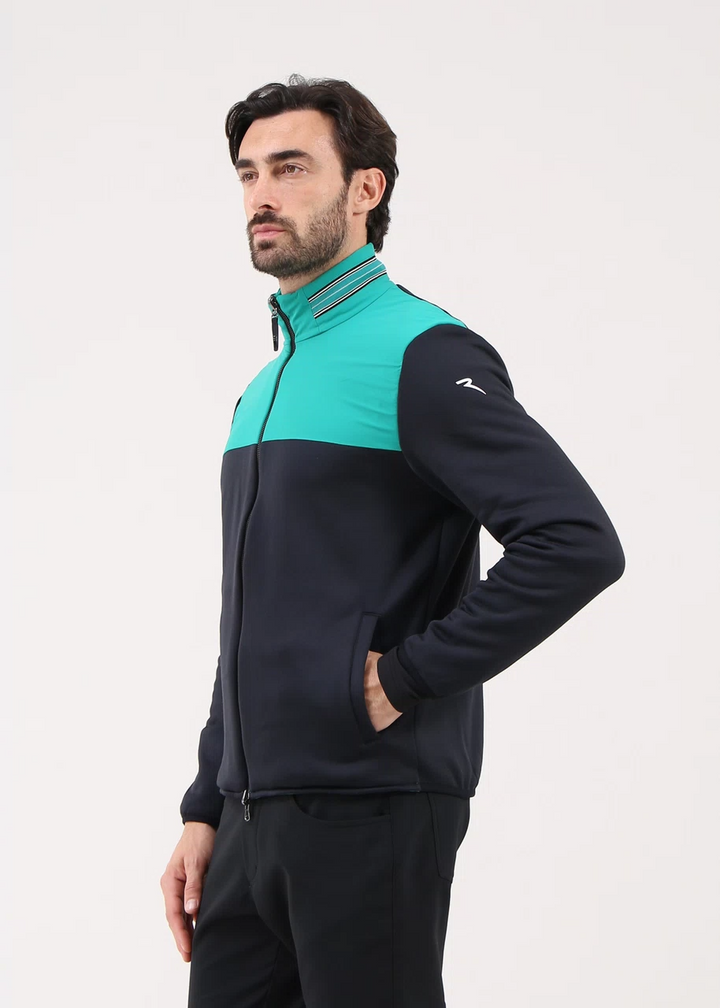 Chervo Men's MADERA Pro-Therm® Reversible Wind Jacket - GREEN / BLACK