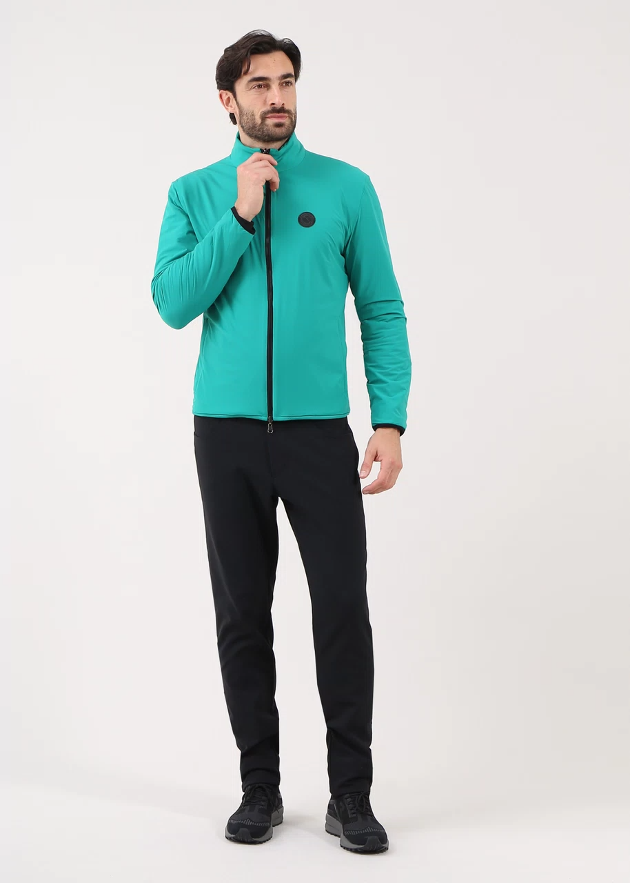 Chervo Men's MADERA Pro-Therm® Reversible Wind Jacket - GREEN / BLACK