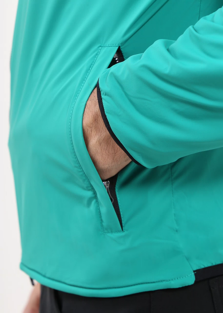 Chervo Men's MADERA Pro-Therm® Reversible Wind Jacket - GREEN / BLACK