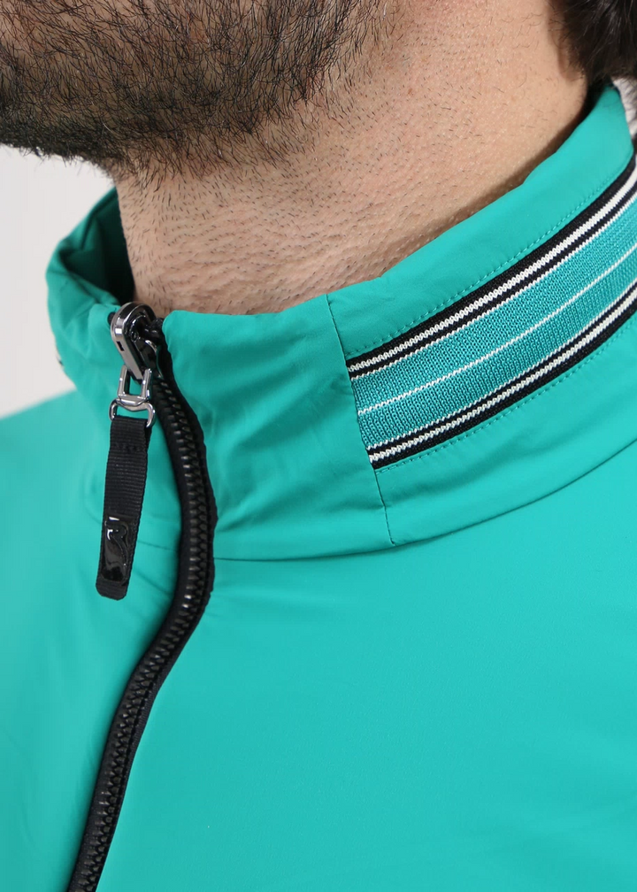 Chervo Men's MADERA Pro-Therm® Reversible Wind Jacket - GREEN / BLACK