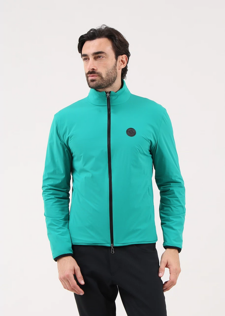 Chervo Men's MADERA Pro-Therm® Reversible Wind Jacket - GREEN / BLACK