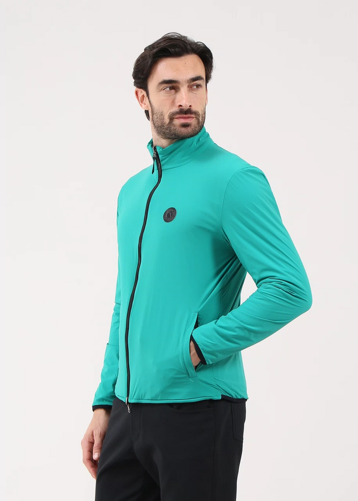 Chervo Men's MADERA Pro-Therm® Reversible Wind Jacket - GREEN / BLACK