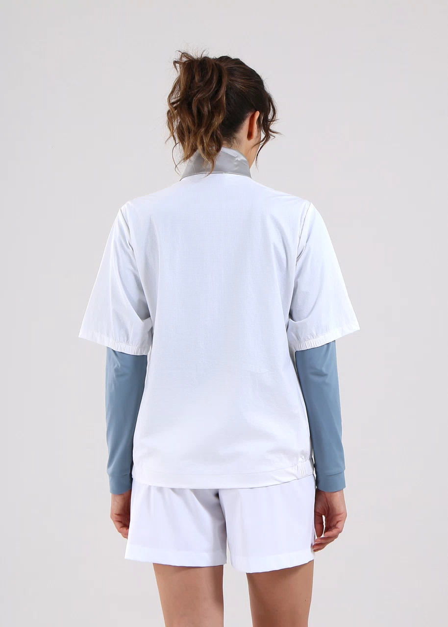 Chervo Women's MIRIADE Short-Sleeve Wind Jacket - WHITE