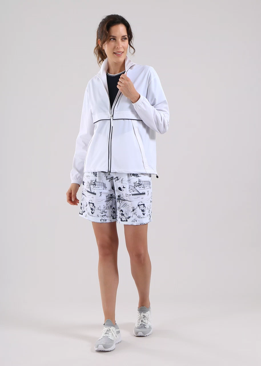 Chervo Women's MANO Jersey Wind Jacket - WHITE