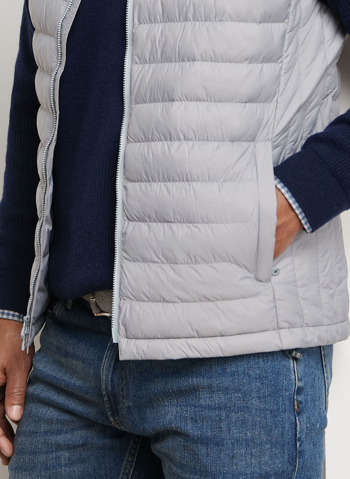 Peter Millar Mens Classic Fit All course Vest - GALE GREY