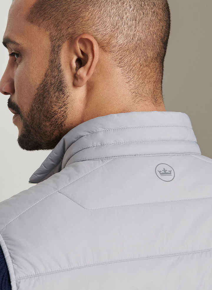 Peter Millar Mens Classic Fit All course Vest - GALE GREY