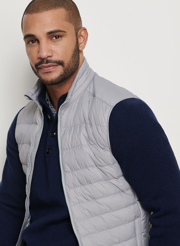 Peter Millar Mens Classic Fit All course Vest - GALE GREY