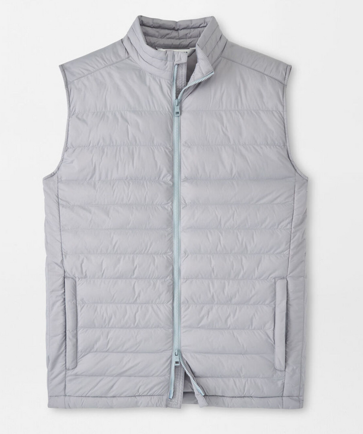 Peter Millar Mens Classic Fit All course Vest - GALE GREY