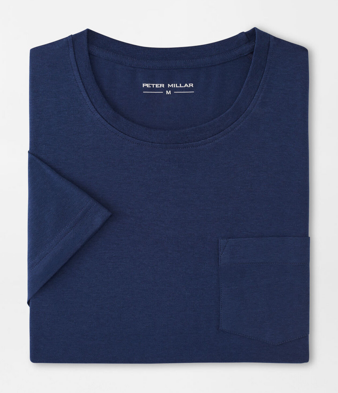 Peter Millar Men's Crown Comfort Short-Sleeve Pocket Tee - NAVY