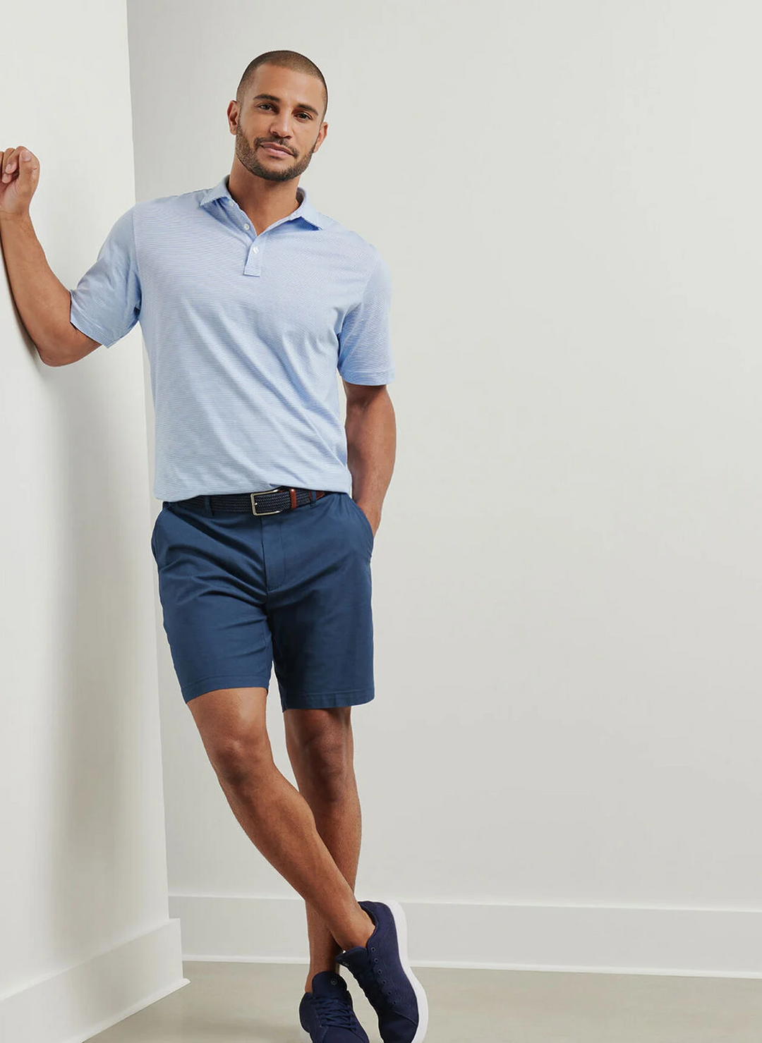 Peter Millar Men's Classic Fit Crown Comfort Short - WASHED NAVY