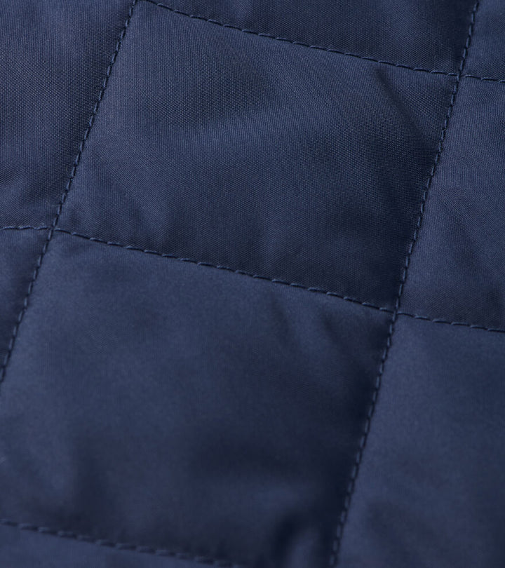 Peter Millar Men's CLASSIC FIT Suffolk Quilted Travel Coat - NAVY
