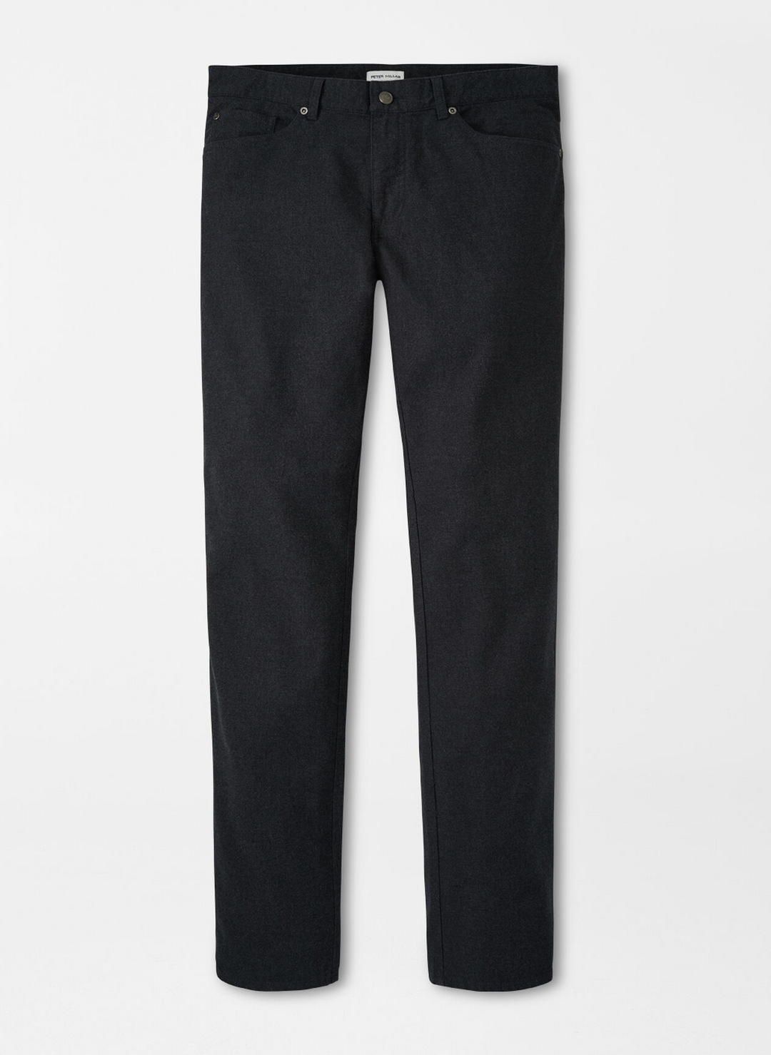 Peter Millar Men's Classic Fit Mountanside Flannel Five Pocket Pant - CHARCOAL