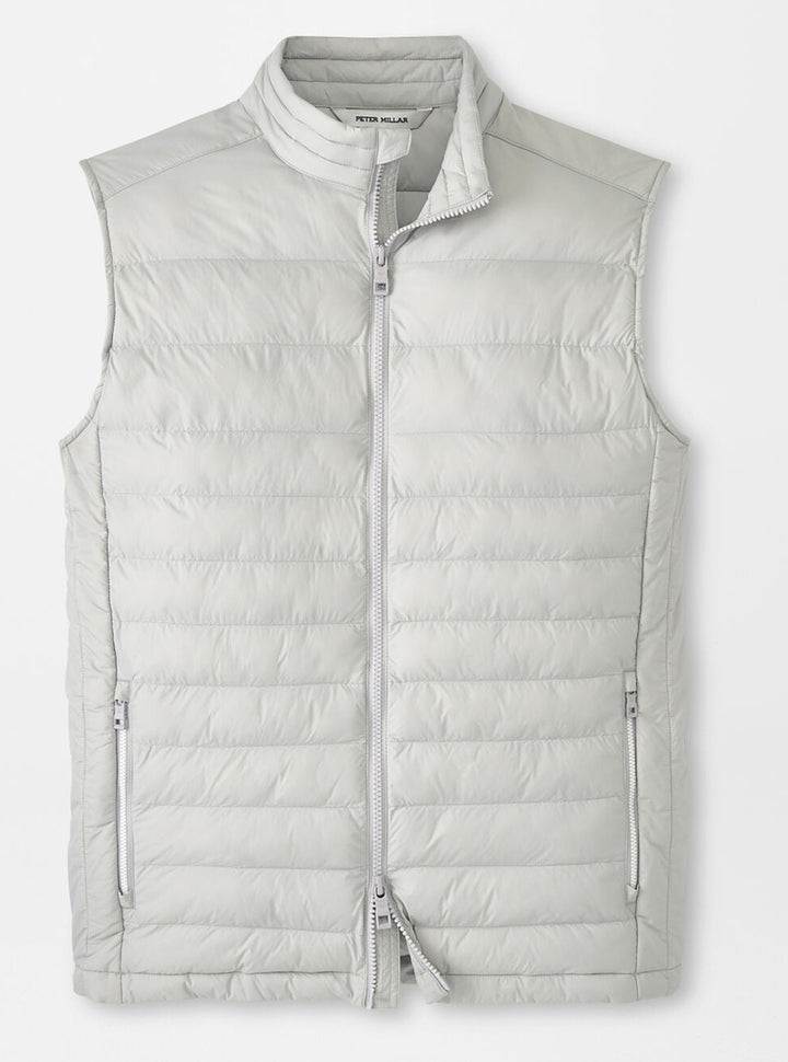Peter Millar Men's Classic Fit All Course Vest - BRITISH GREY