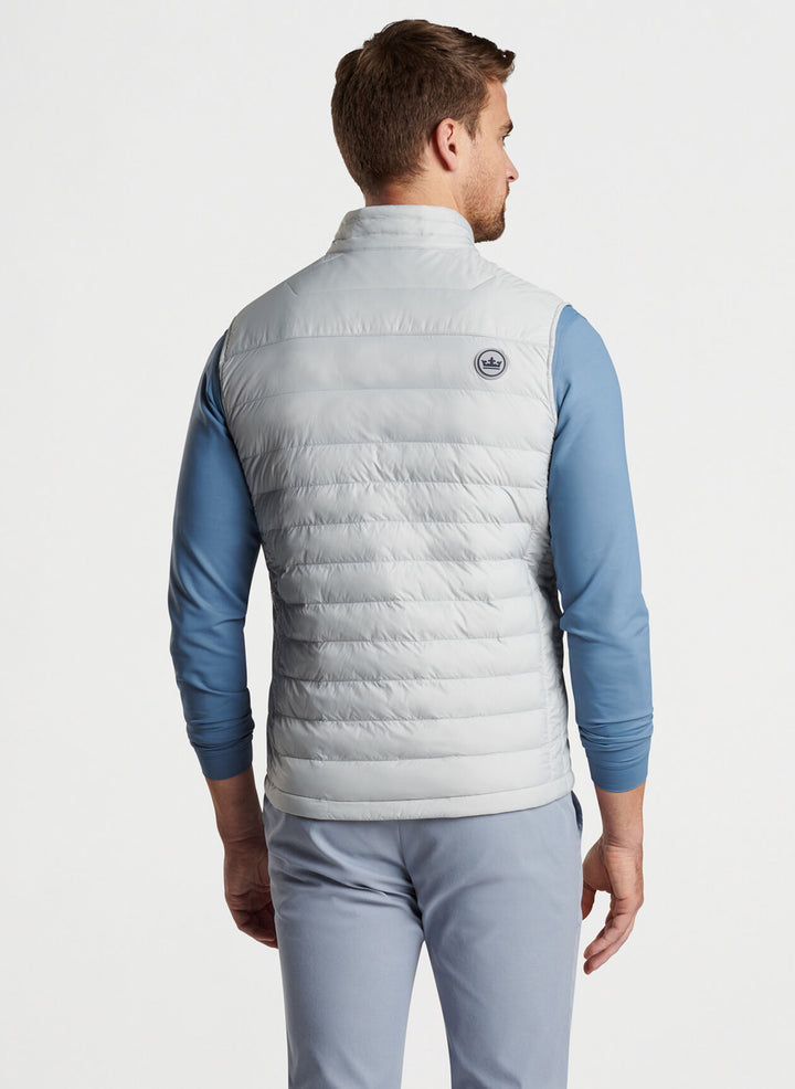 Peter Millar Men's Classic Fit All Course Vest - BRITISH GREY