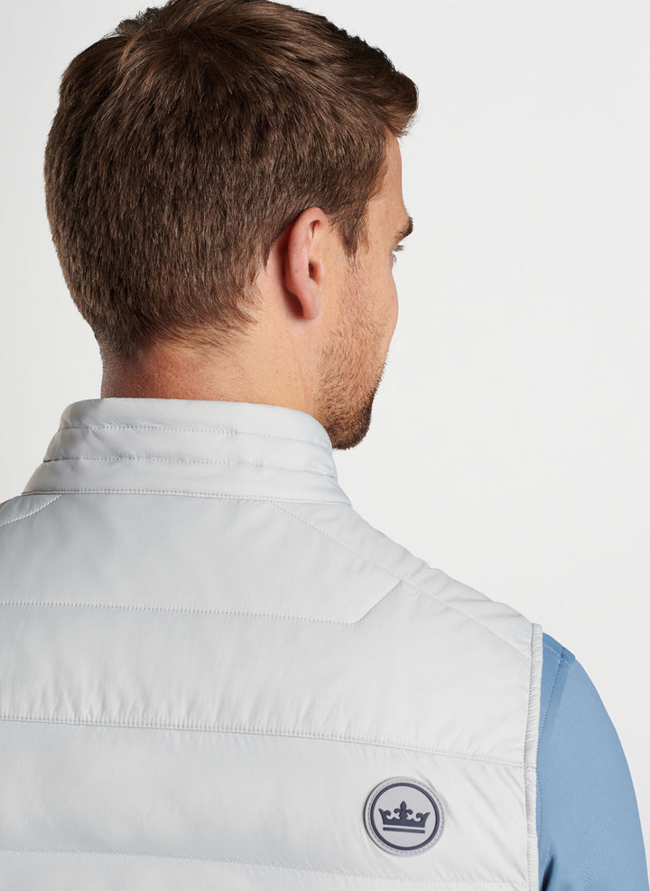 Peter Millar Men's Classic Fit All Course Vest - BRITISH GREY