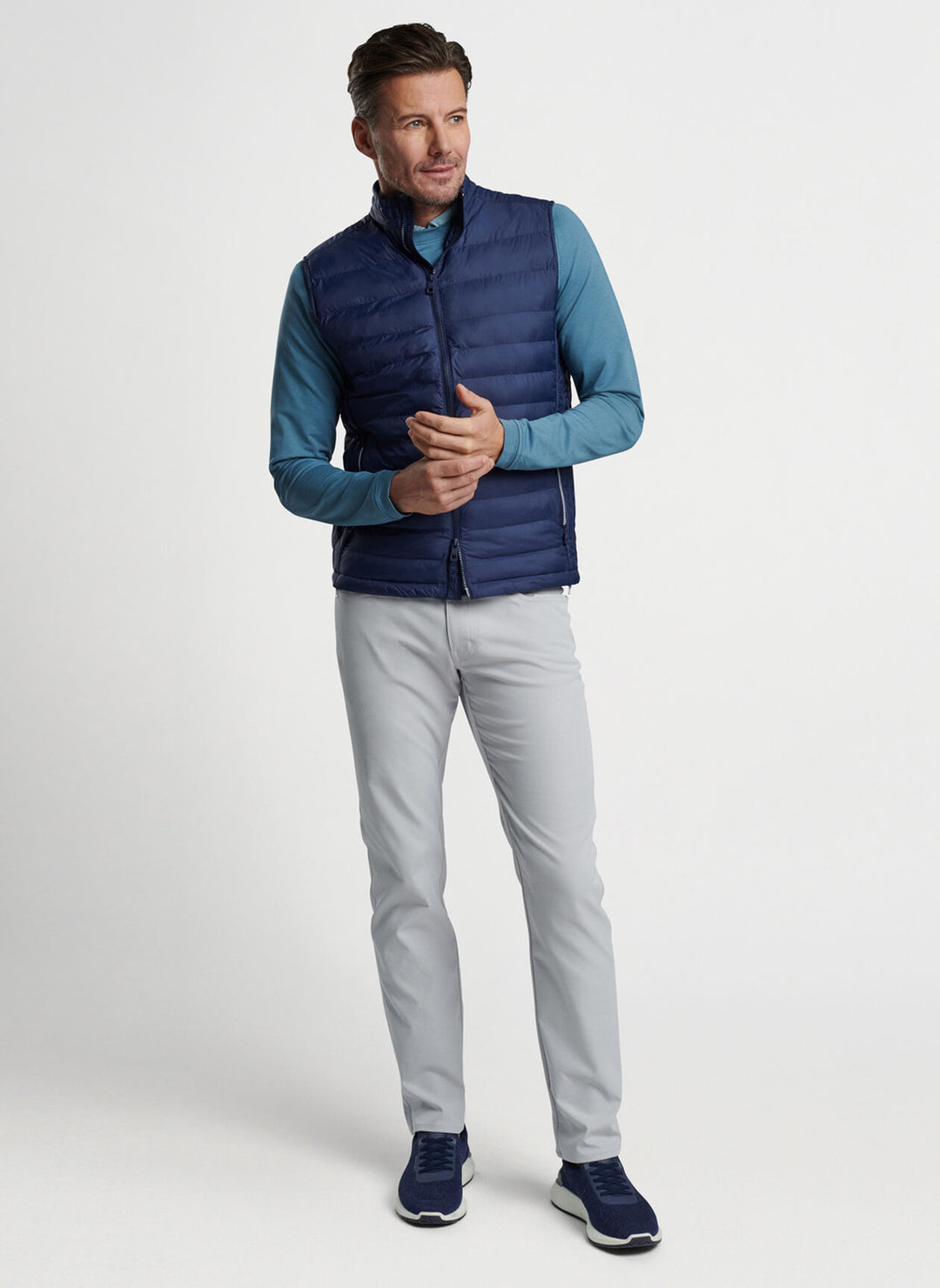 Peter Millar Men's Classic Fit All Course Vest - NAVY