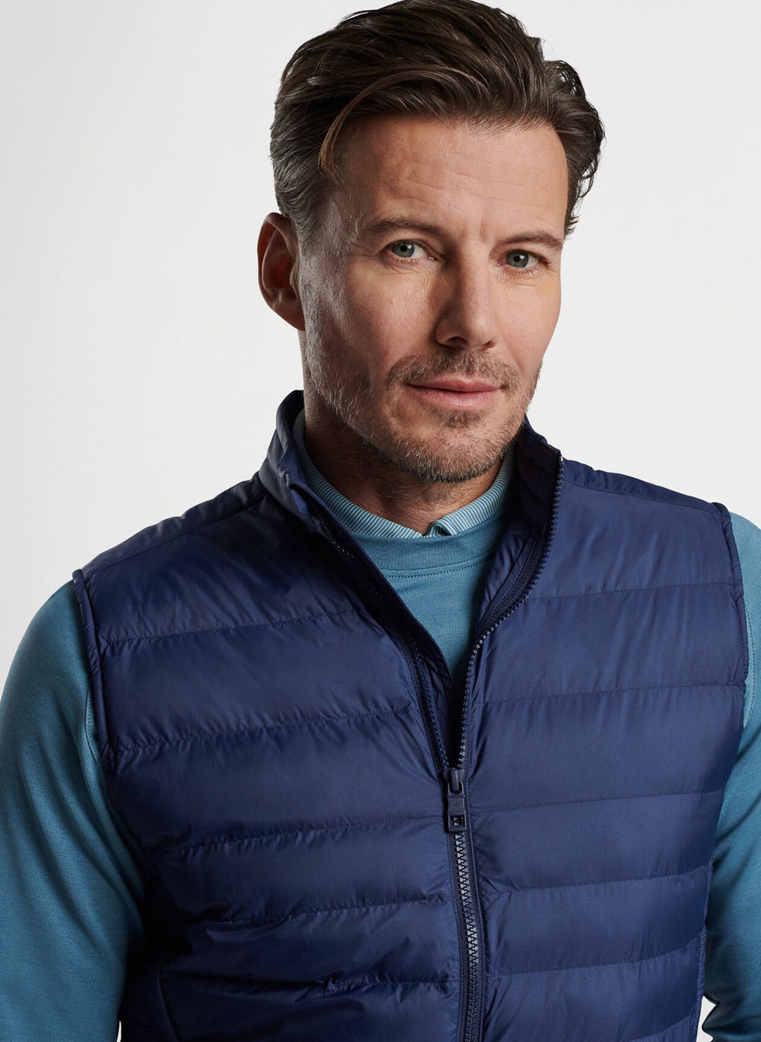 Peter Millar Men's Classic Fit All Course Vest - NAVY